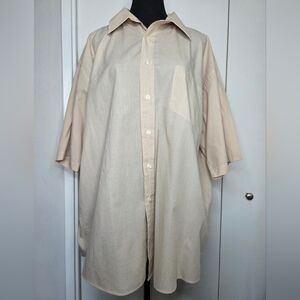 Joseph & Feiss Tan Checkered Shirt